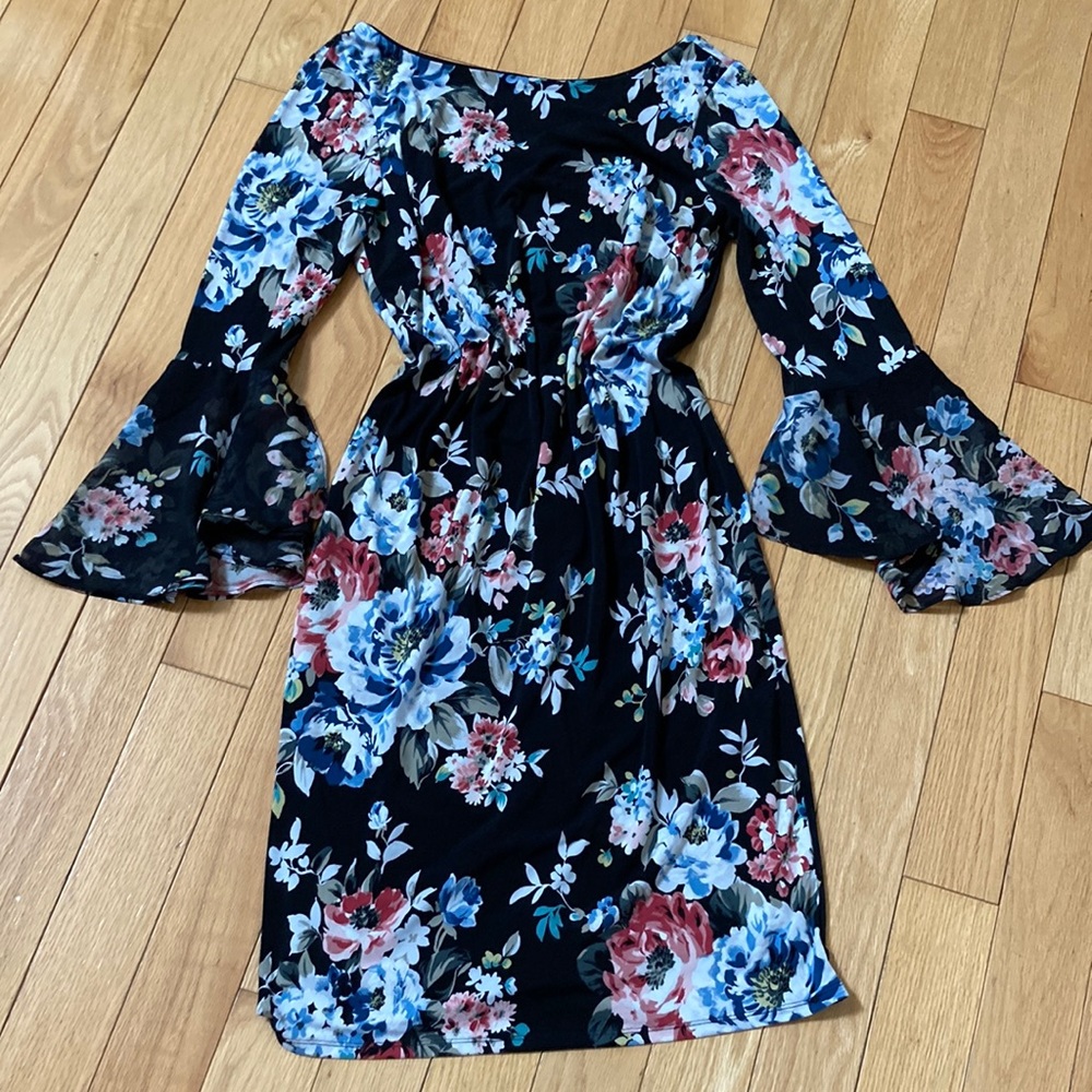 White House Black Market Floral Midi Dress